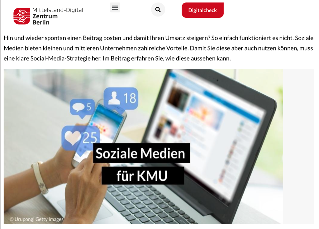 Social Media Strategien für KMUs