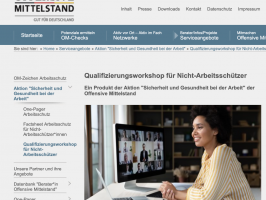 Sicherheit und Gesundheit bei der Arbeit