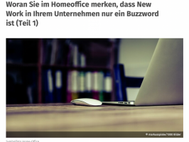 New Work und Homeoffice