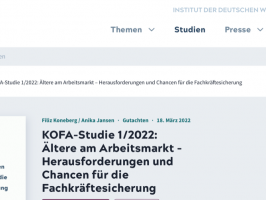 Ältere am Arbeitsmarkt