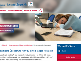 Psychische Belastungen führen zu extrem langen Ausfällen